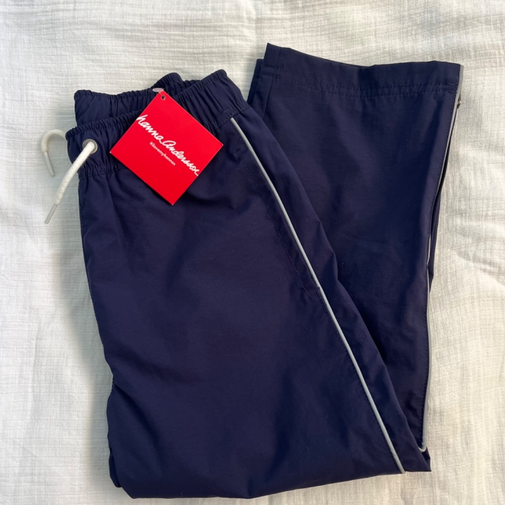 Hanna Andersson lined rain pants with zippered ankle NWT
